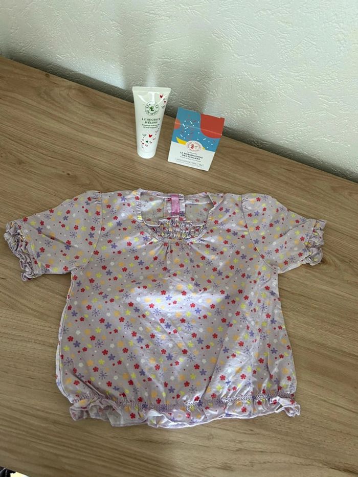 🌼 Jolie blouse fleurie bébé 🌼 - photo numéro 3