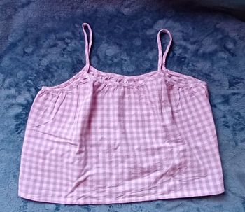 Crop top vichy
