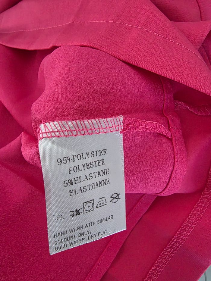Robe femme rose fuschia taille L - photo numéro 7