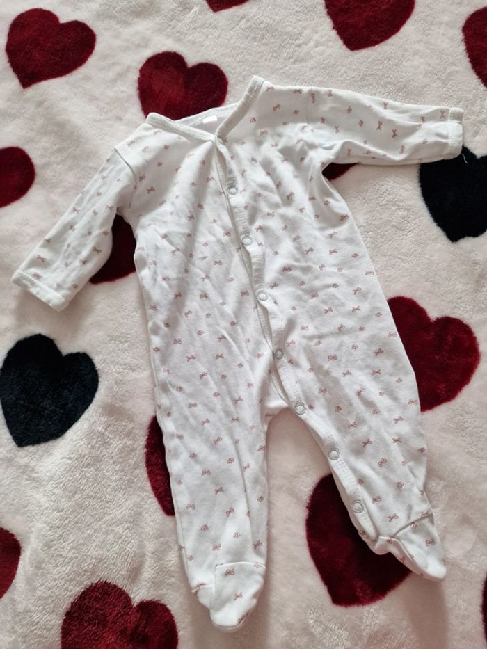 Lot pyjamas en coton 1 mois - photo numéro 2