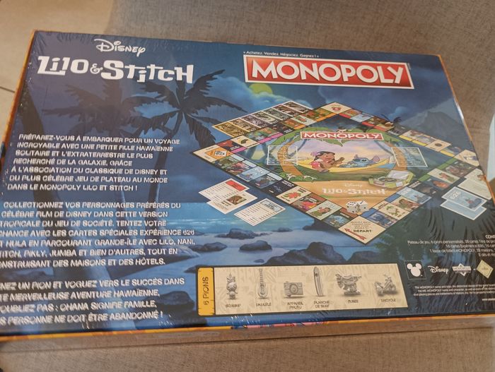 Monopoly Disney Lilo et Stitch neuf sous blister - photo numéro 3