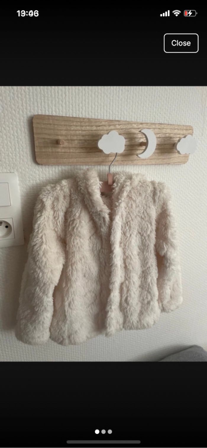 sweat à capuche en peluche pour fille