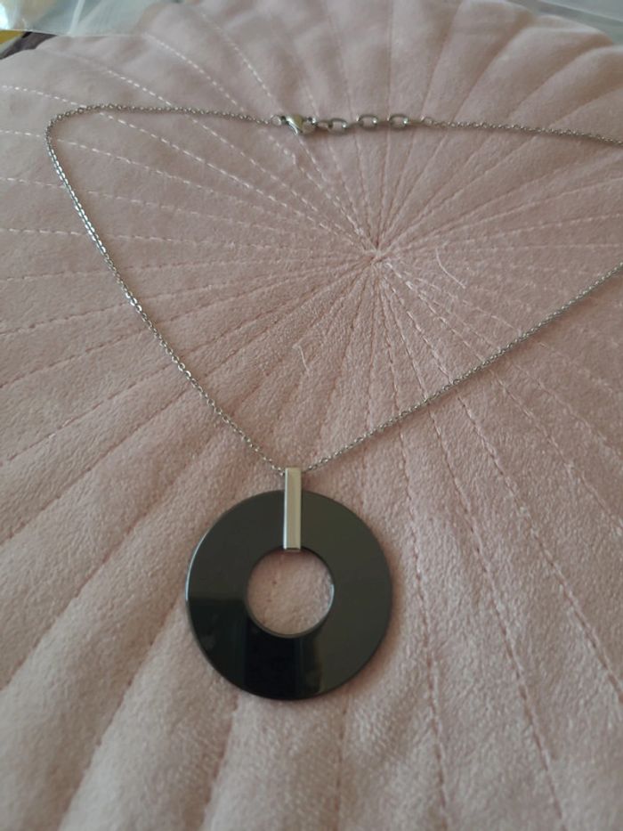 Collier acier et céramique - photo numéro 4