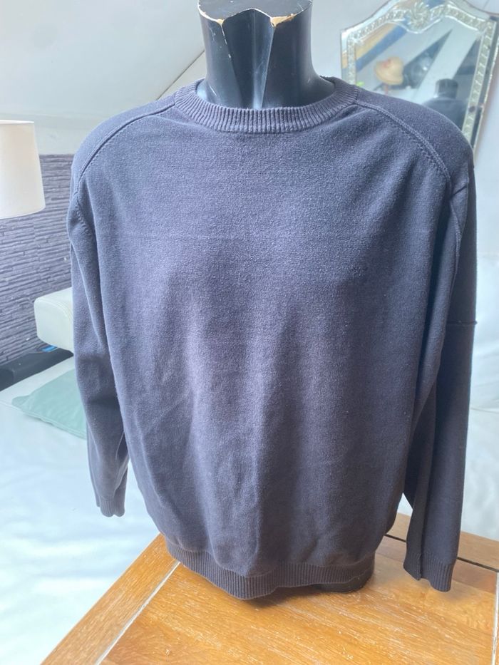 Pull homme coton noir XXL Oxbow