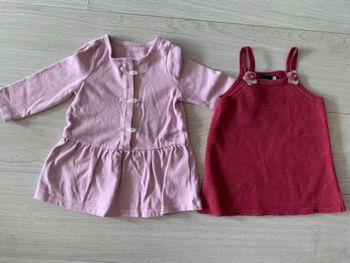 Lot 2 robes sergent major 12 mois