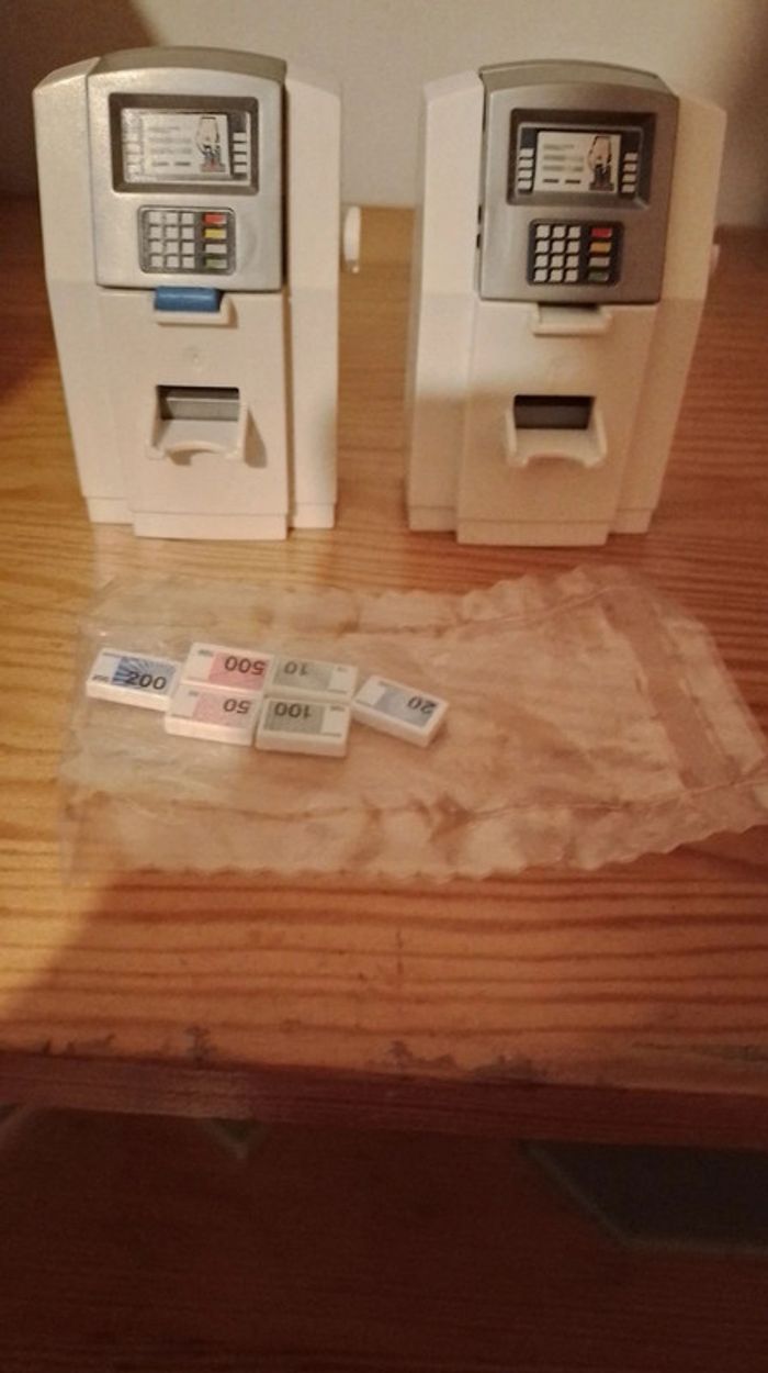 playmobil distribucteur de billet