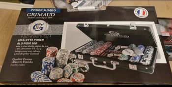 Poker mallette premium Grimaud, 300 jetons marqués