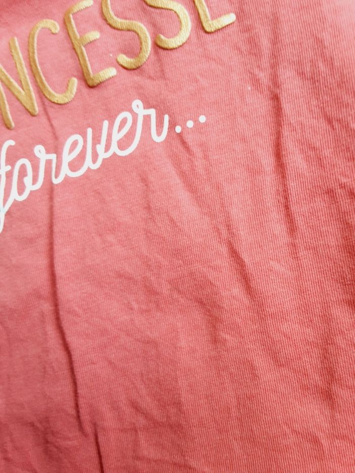Vêtement fille tee-shirt manches longues Princesse forever Vert Baudet 3 ans - photo numéro 2