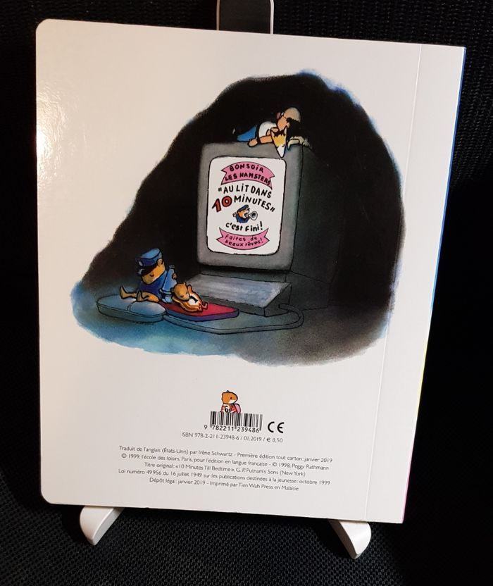 Au lit dans 10 minutes (gros cartonnage) - Peggy Rathmann - Ecole des loisirs - photo numéro 2