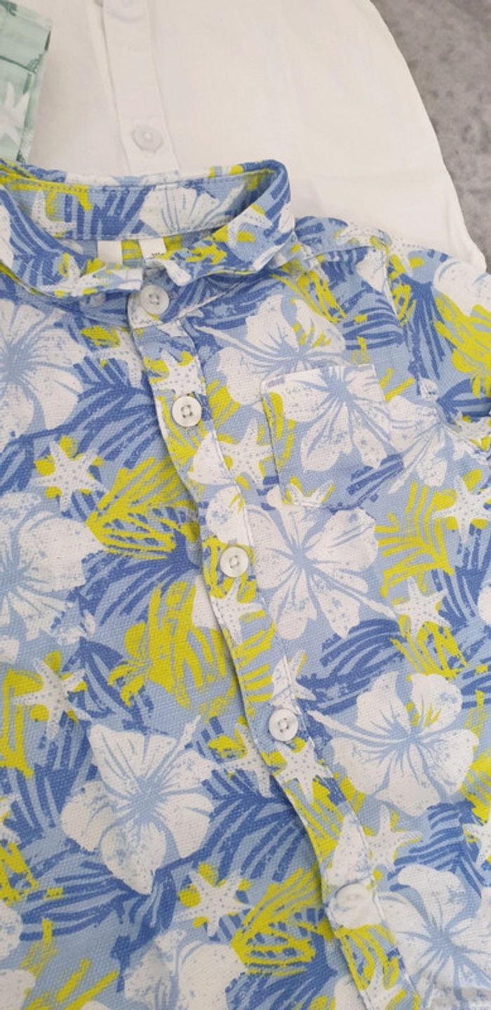 Lot chemises bébé garçon 3 mois - photo numéro 2