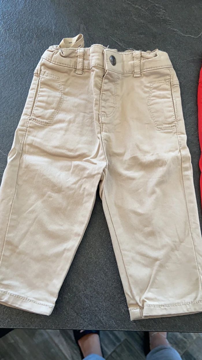 Lot 2 pantalons 9 mois - photo numéro 2