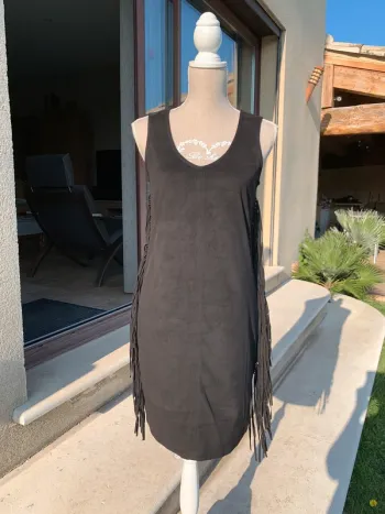Robe imitation suédine Morgan taille S