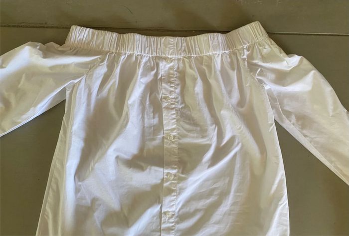 Chemise blouse Mango blanche taille XS épaules dénudées - photo numéro 11
