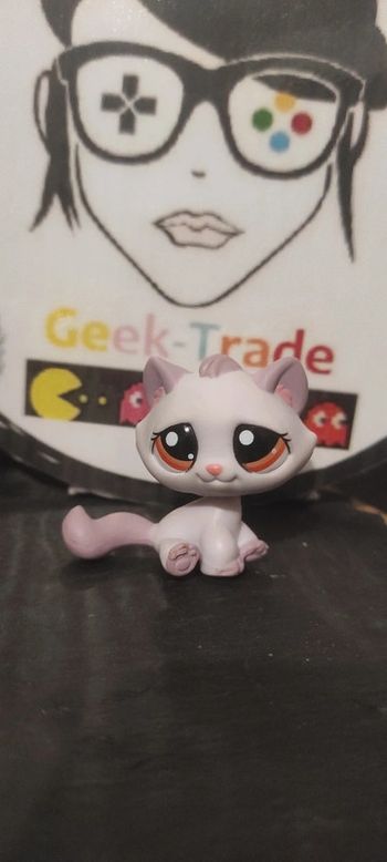 Littlest Petshop Lps Pet Shop Authentic Hasbro Tabby Cat  Chat Gouttière 1637