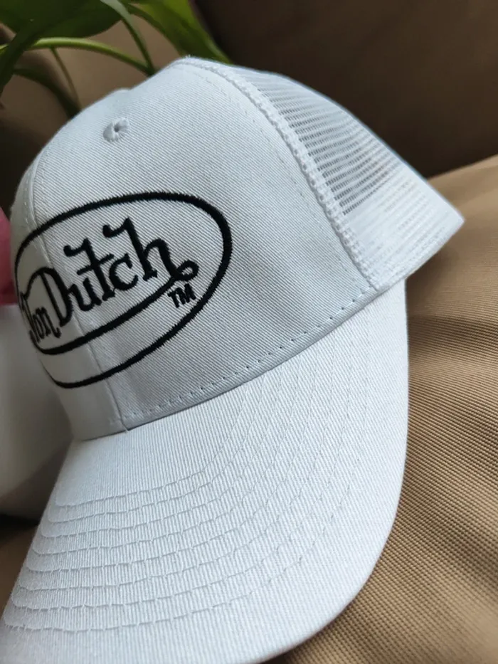 Casquette Trucker Von Dutch blanche - photo numéro 2