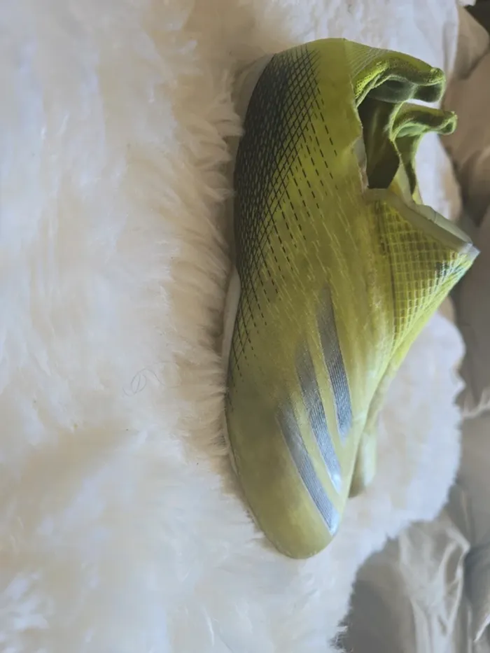 Chaussure foot adidas X crazy fast jaune mirageskin - photo numéro 4