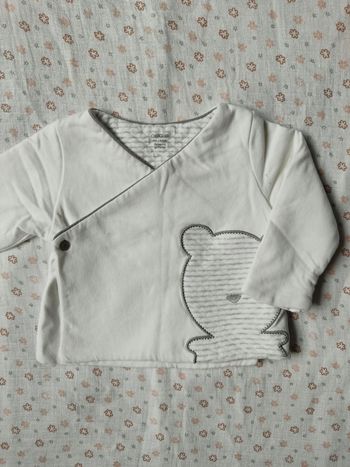 Gilet épais miste Obaïbi - Taille 6 mois - Très bon état