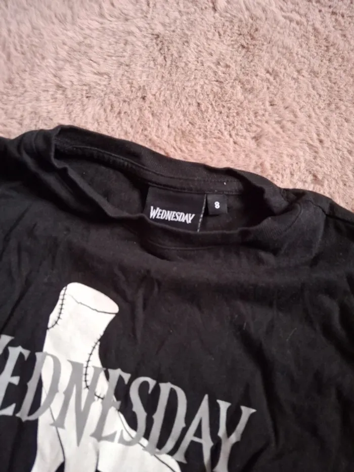 Tshirt mercredi taille 8 ans - photo numéro 3