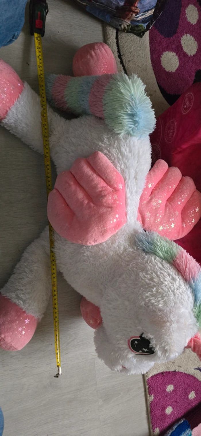 Très grande peluche Licorne - photo numéro 4