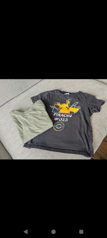 Lot de 2 tee shirts manches courtes