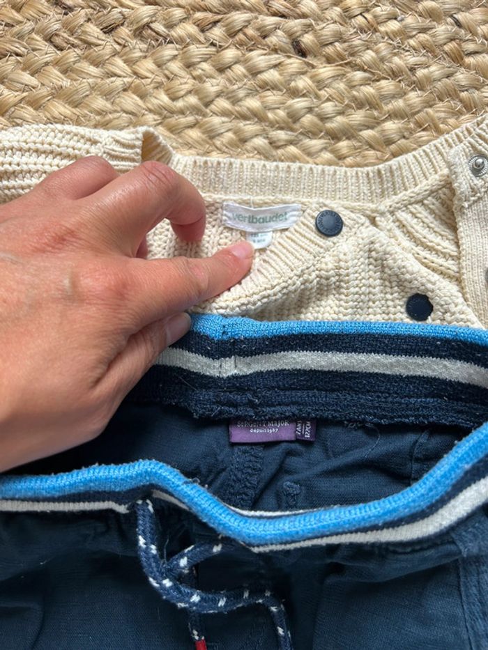 Ensemble pull et pantalon garçon sergent major - photo numéro 3
