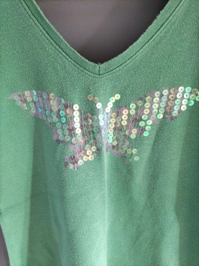 T shirt vert - photo numéro 2