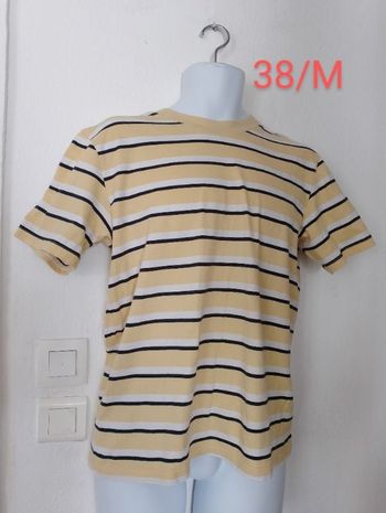 Tee shirt rayures homme 38/M