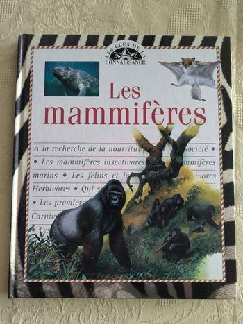 Livre "les mammifères"