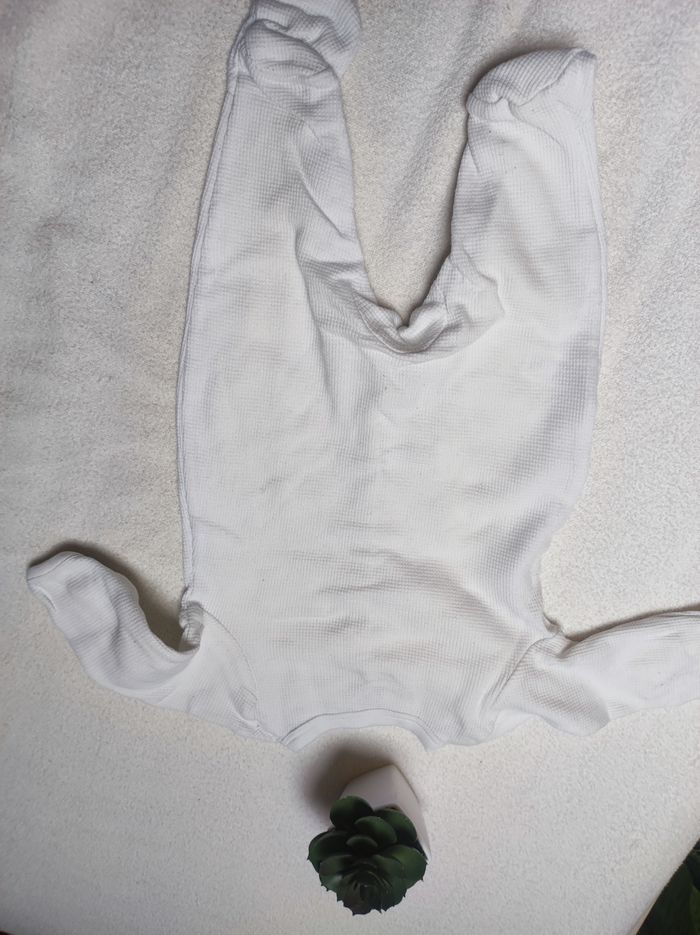 Pyjama léger blanc mixte - Taille 0-1 mois 56 - C&A Baby - photo numéro 4