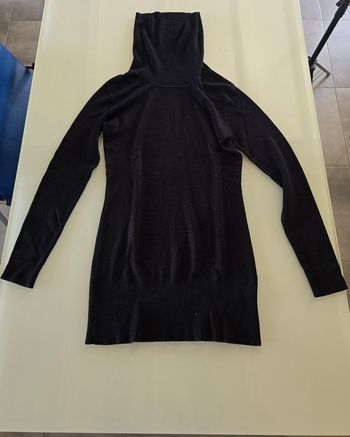 Robe pull noir basic taille L