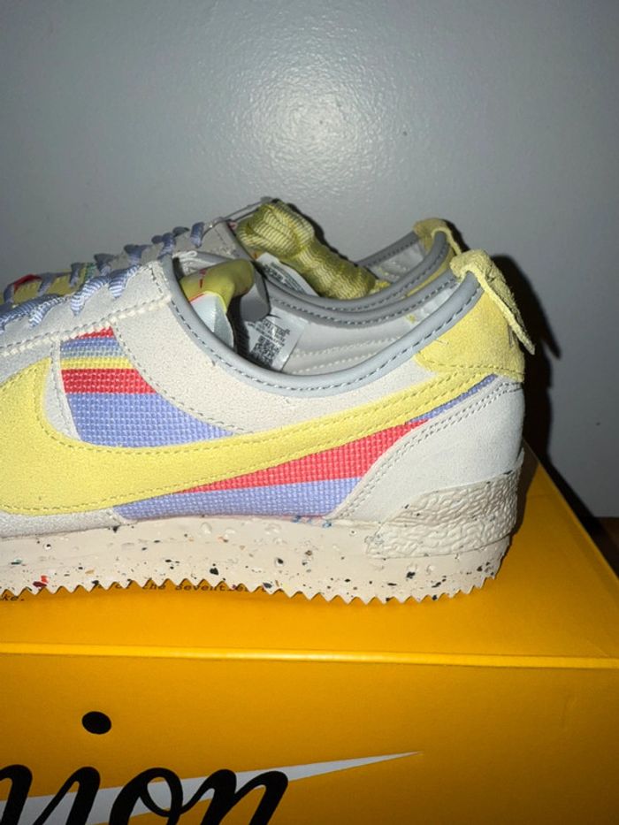 Nike Cortez Union SP Citron givré - photo numéro 2