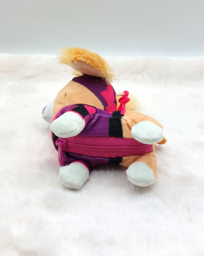 Porte-clé porte monnaie peluche chien Stella Pat patrouille Nickelodeon hauteur 15,5 cm - photo numéro 5