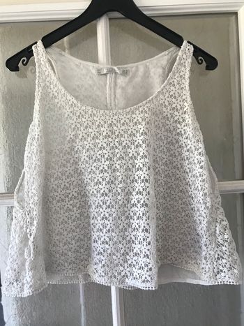 Débardeur dentelle Zara