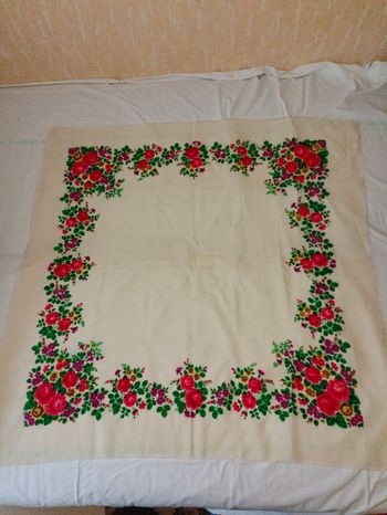 Grand carré,pure laine, vintage URSS