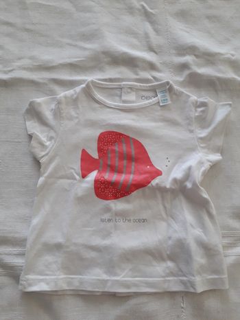 T-shirt sans manches poisson