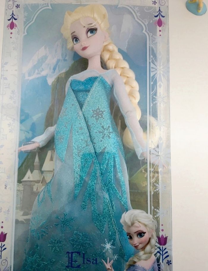 Poupée style barbie Elsa la reine des neiges - photo numéro 5