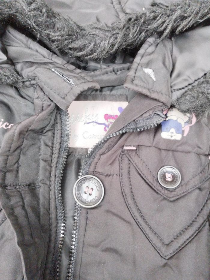 Blouson 4 ans fille Complices noir - photo numéro 3