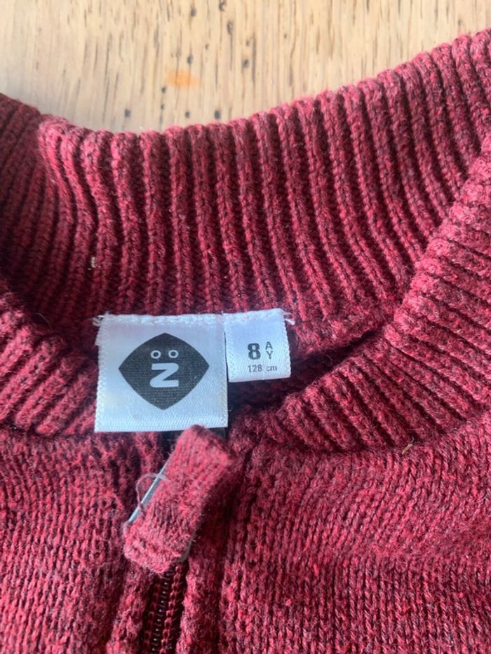 Gilet rouge Z taille 8 ans - photo numéro 2