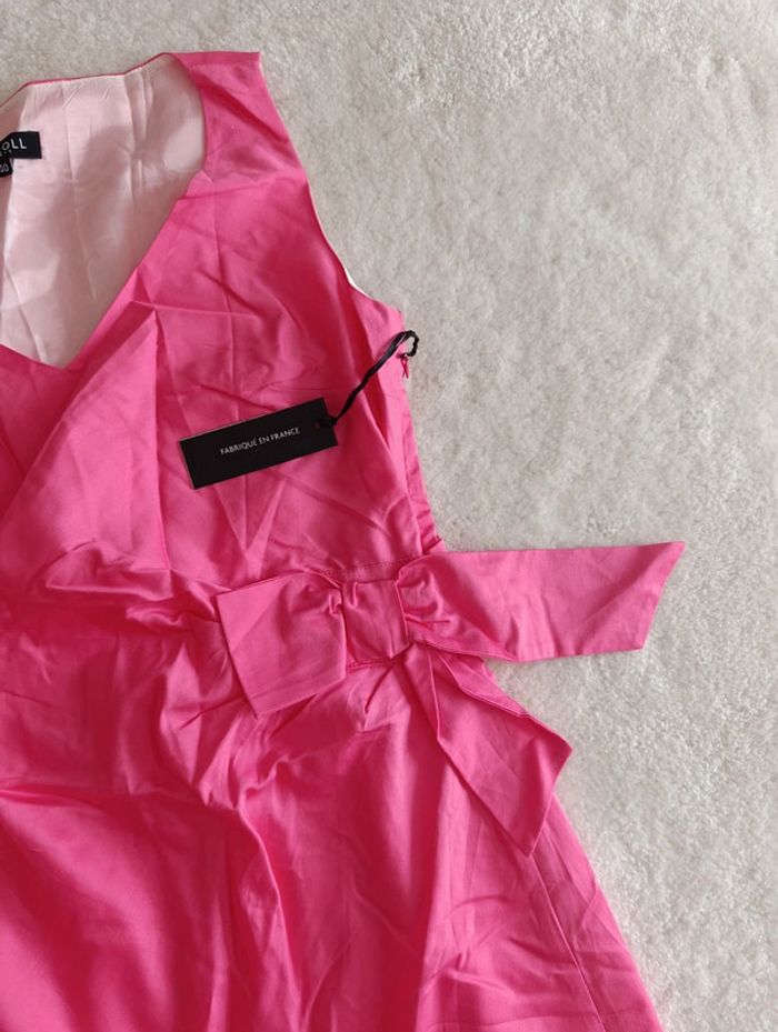 Robe de cérémonie Caroll 40 rose fuchsia neuve mariage événement - photo numéro 6