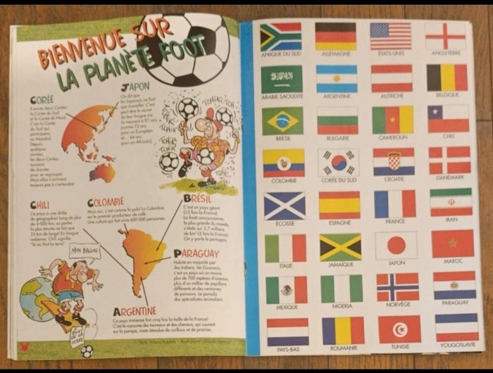 Ancien journal de mickey cadeau panneau affichage coupe du monde 1998 N°2398 de 1998 vintage - photo numéro 3