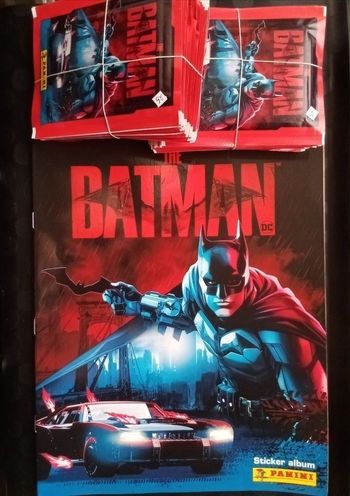 Lot Panini The Batman - Un album vide et 50 pochettes scellées
