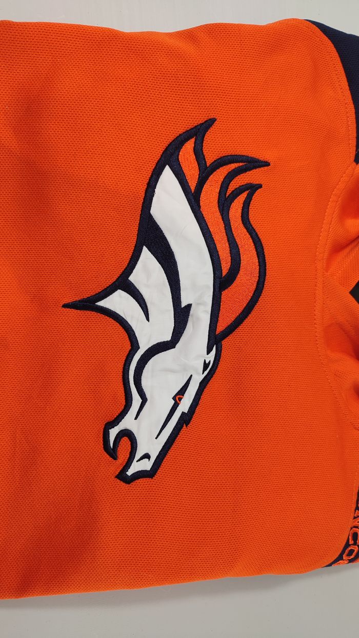 Vêtement Homme sweat sweatshirt à capuche orange NFL Team Apparel taille XL #Retrostreet - photo numéro 4