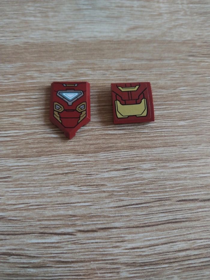 Lego Iron man 76203 lot 2 tuiles - photo numéro 2