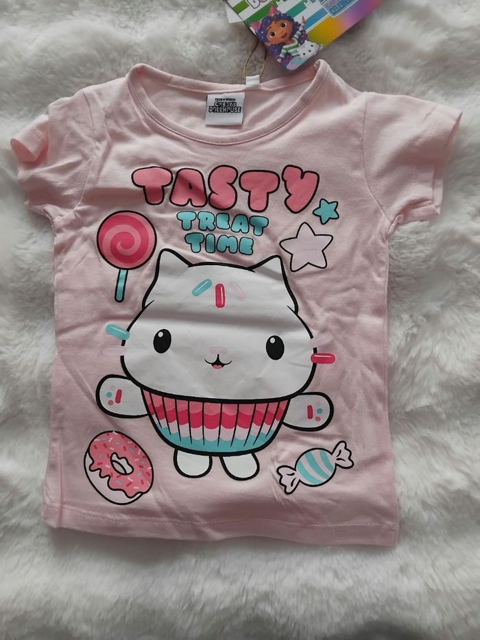 Tee-shirt fille Gabby’s Dollhouse neuf 8 ans