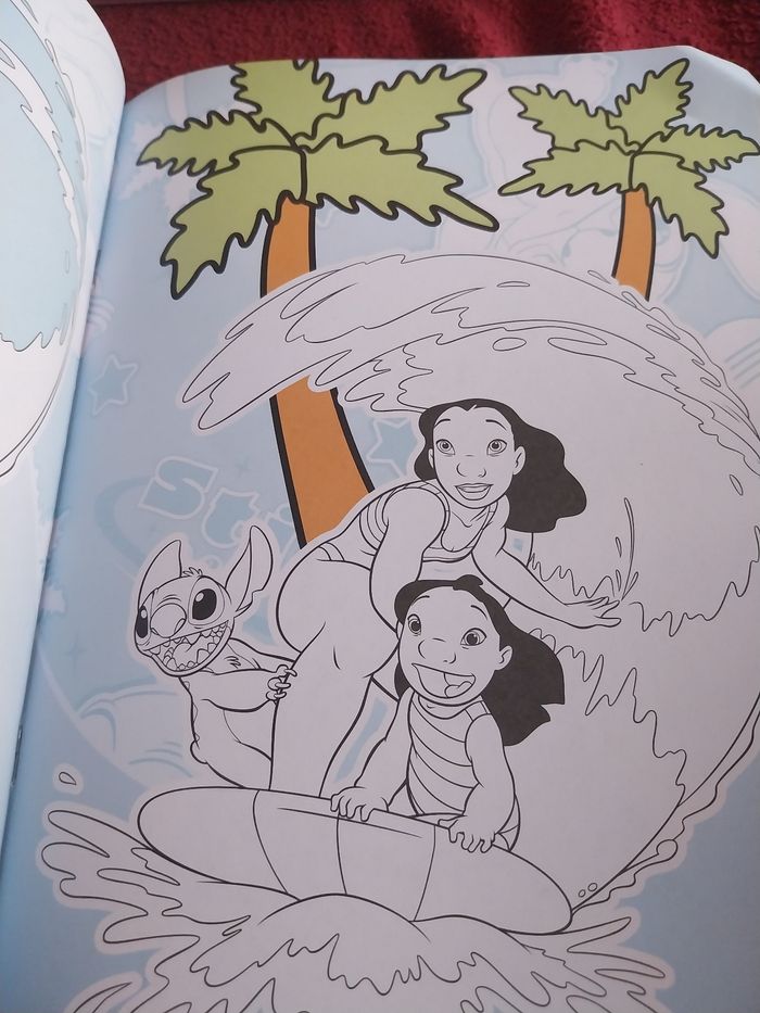 Livre de coloriages stitch et Angel - photo numéro 4