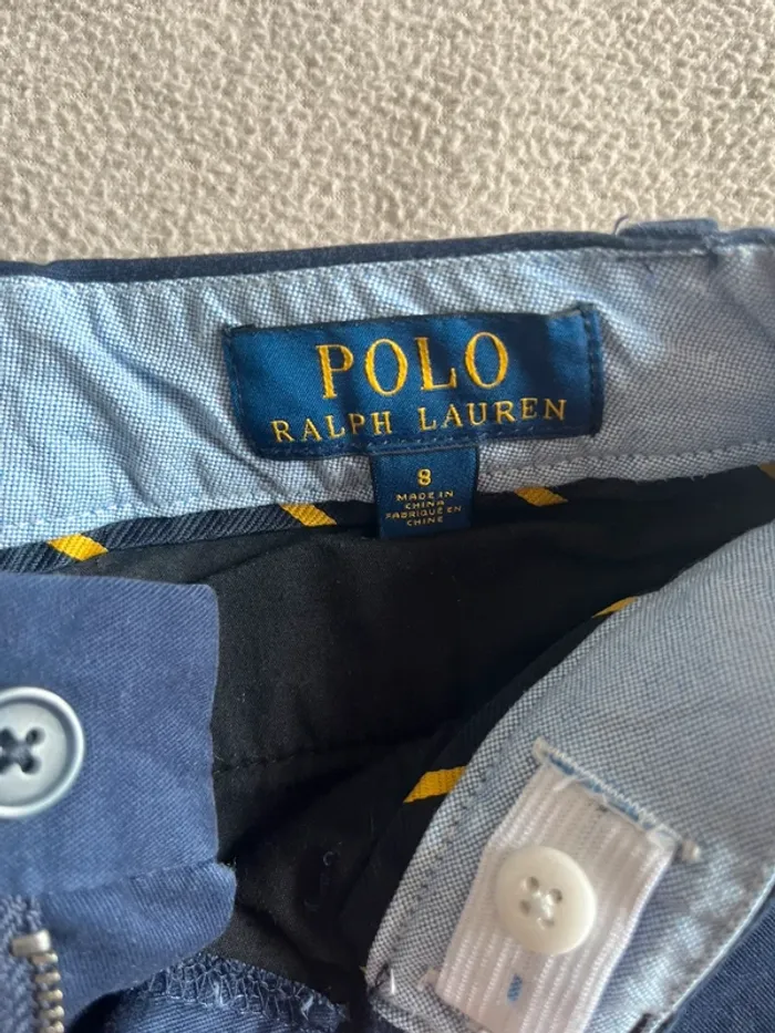 Chino bleu marine Ralph Lauren 8 ans - photo numéro 3