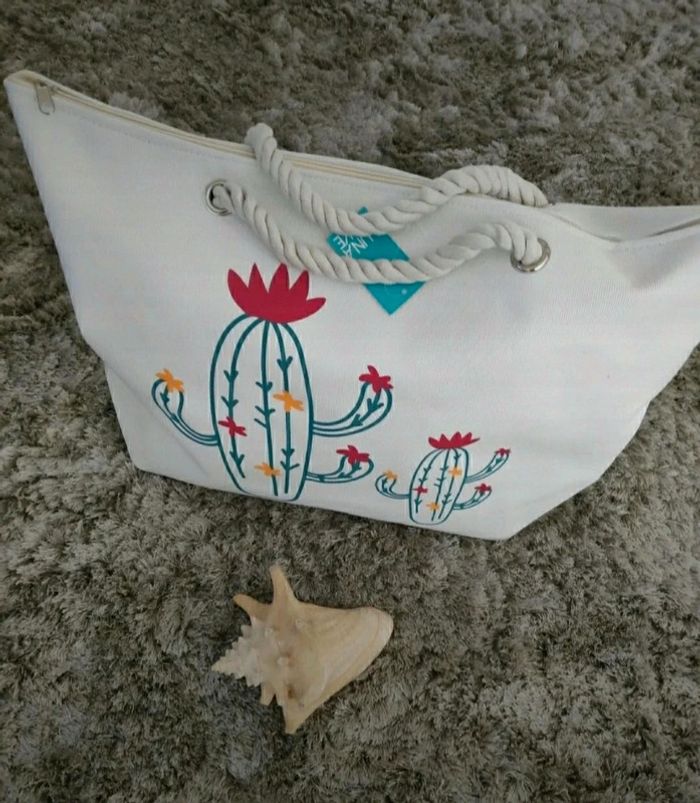 Sac de plage blanc Taille XXL