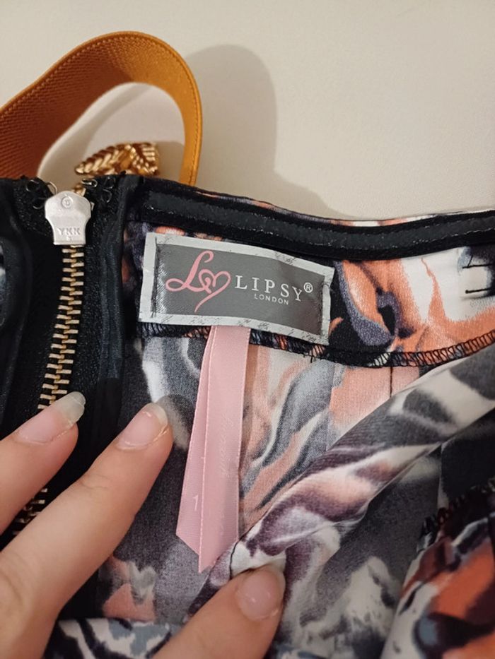 Robe courte bustier à motifs Lipsy taille S 36 - photo numéro 7