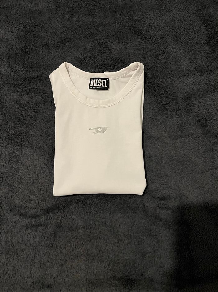 Débardeur diesel blanc - photo numéro 3