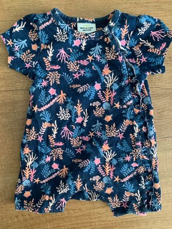 Barboteuse tape à l’œil thème mer 3 mois tbe